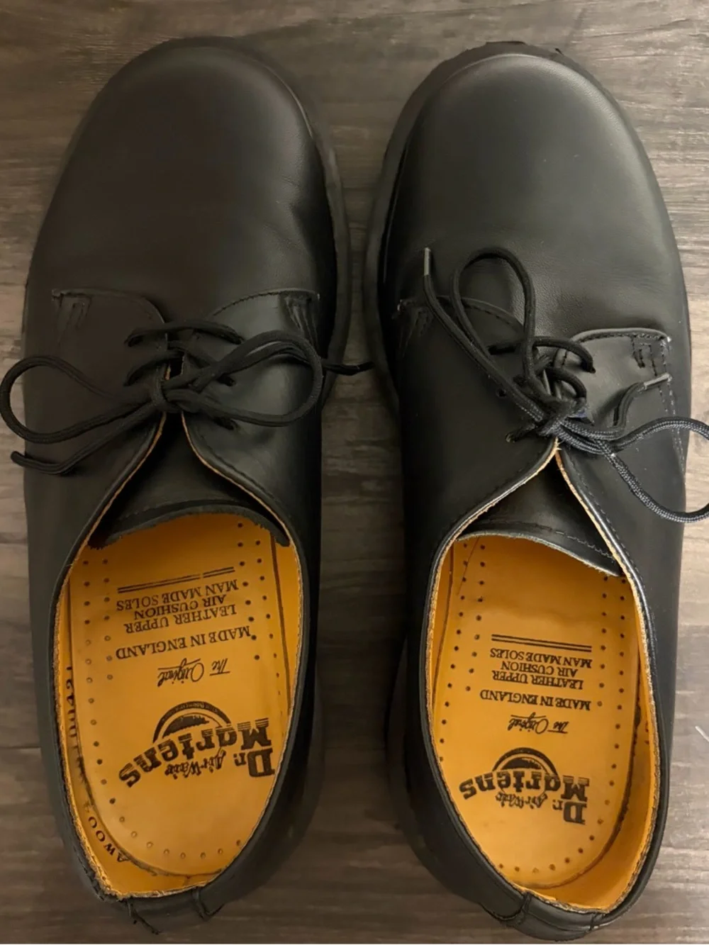 Dr Martens 1461 Black Leather Oxfords Big Kids Sz 4 UK Unisex School Shoe Preppy